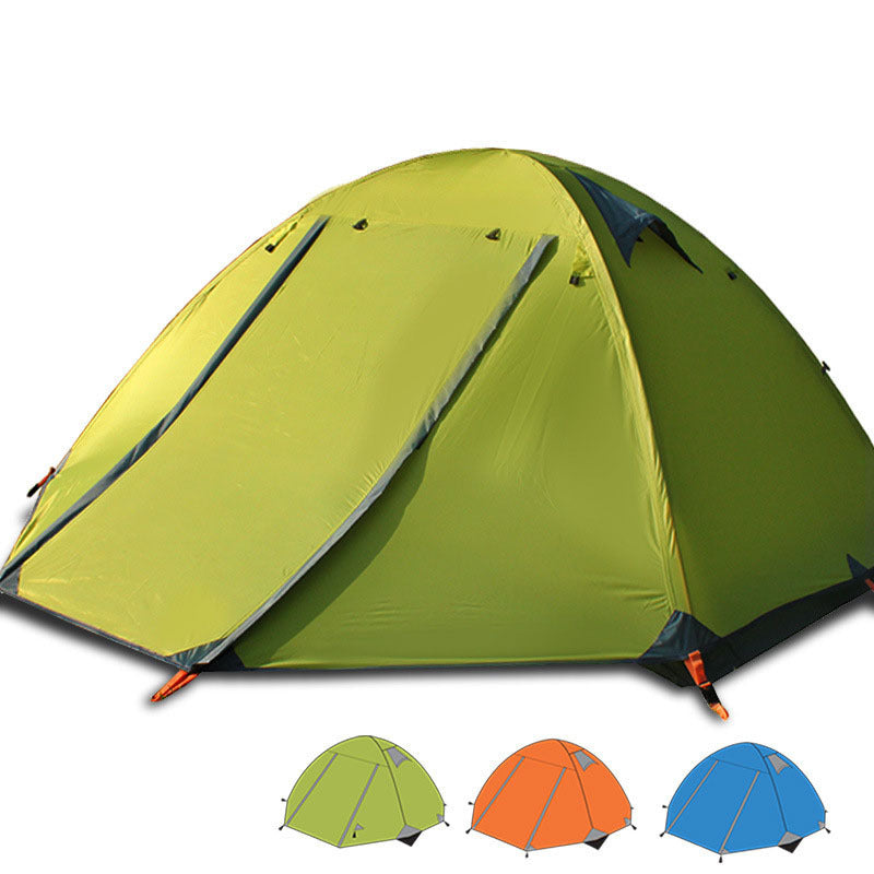 Triple Double Double Double Door Aluminum Pole Camping Tent