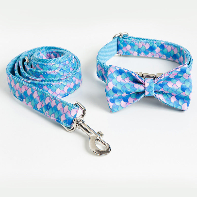 Custom Lettering Dog Collar Print Personality Suit