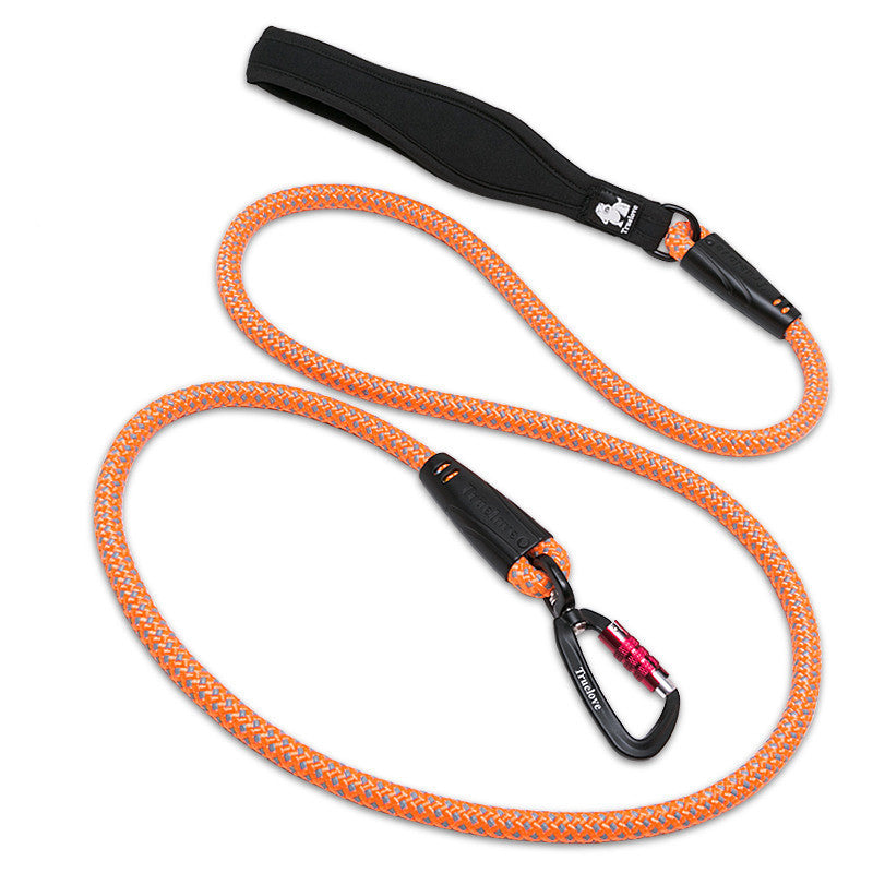 Big Dog Traction Rope Dog Leash Reflective Dog Walking Rope Round Rope Climbing Buckle