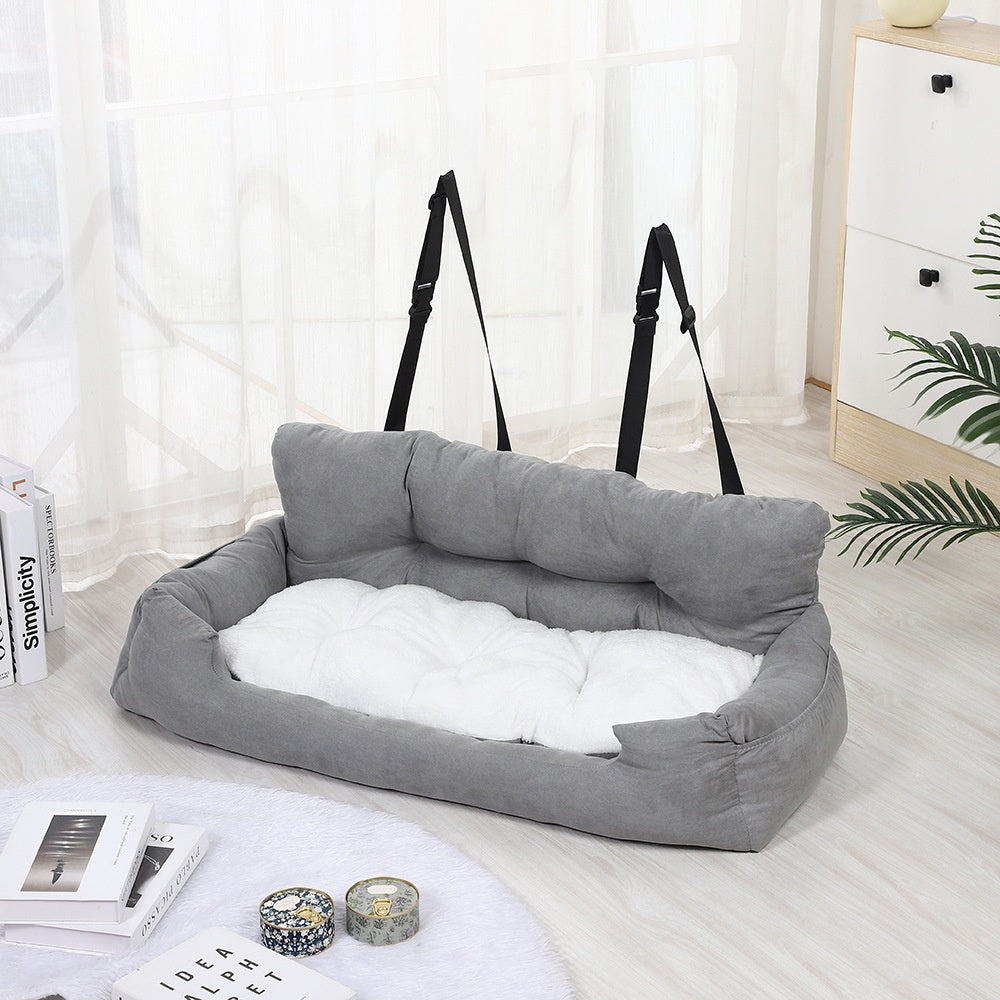 Pet Nest Dog Car Seat Dogs Kennel Cushion Travel Car Kennel