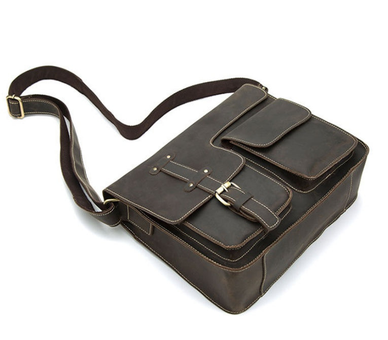 Leather Vintage Messenger Bag