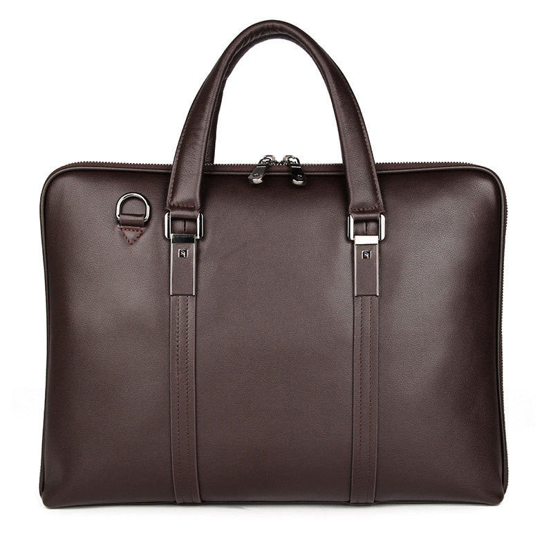 Gentleman Style Leather Men's Bags Business Bag Briefcases Men's Handbags Atmospheric And Stable Handbags