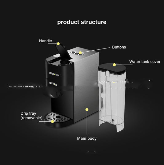 Cross Border 19bar Three In One Capsule Coffee Maker