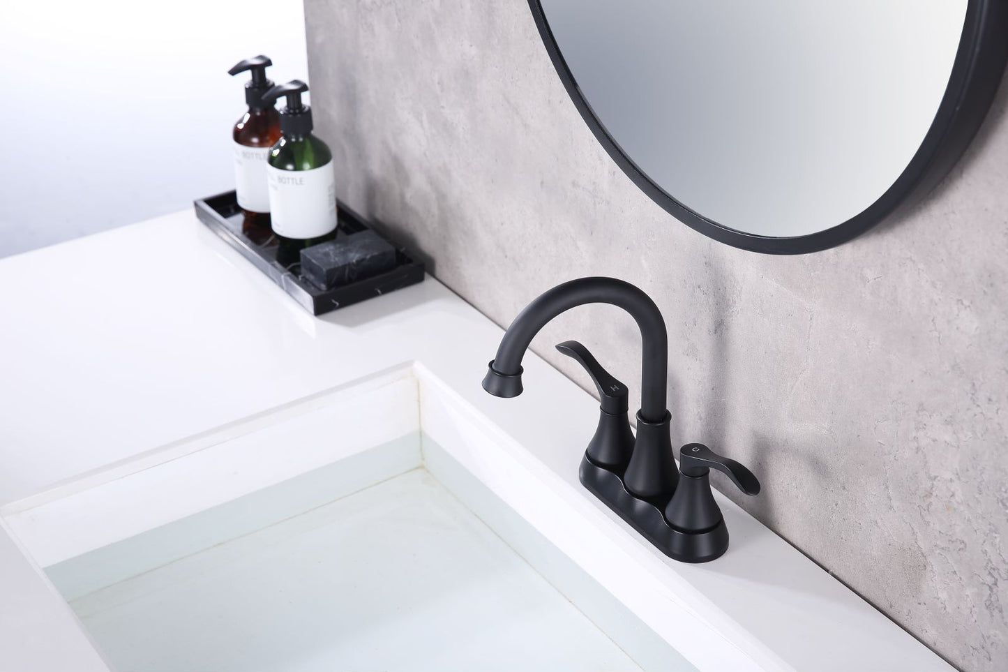 4-inch Double Handle Bathroom Basin Faucet