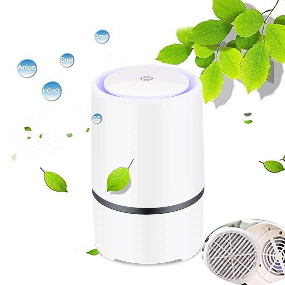 USB Air Purifier Air Cleaner for Home Low Noise