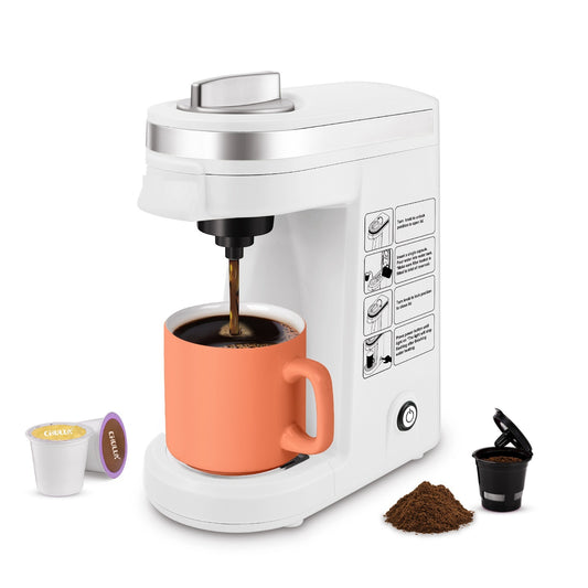 American Capsule Coffee Machine Household Hotel Single Cup Can Brew Ground