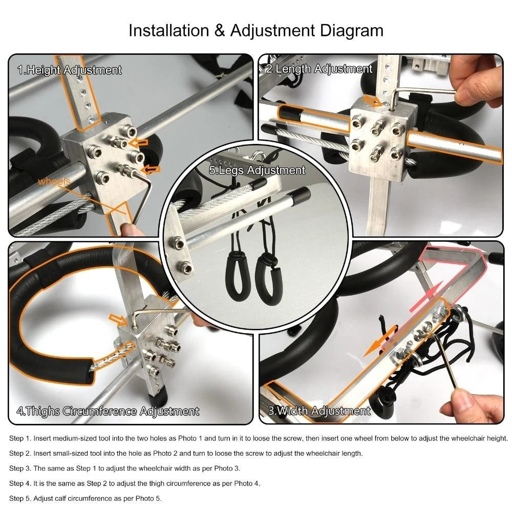 Dog Wheelchair - Fully Adjustable