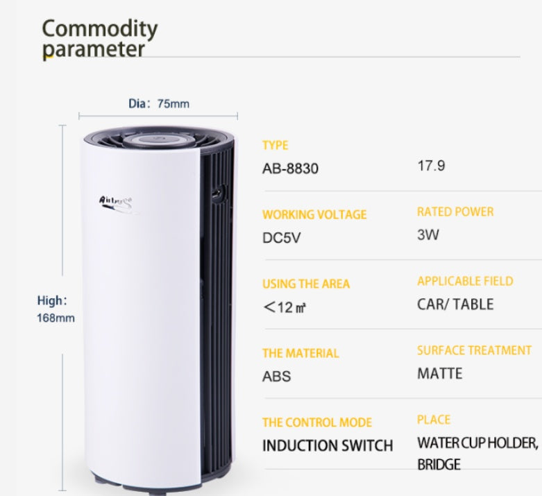 Car Ionizer Air Purifier Car Home