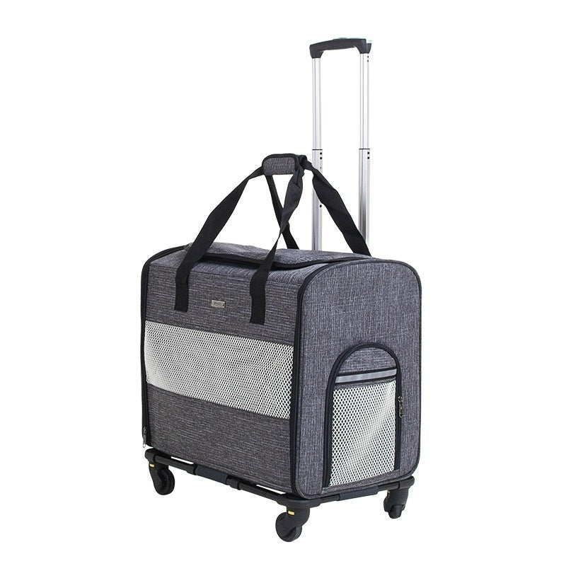 Pet Multi-functional Out Trolley Detachable Trolley Case Out Portable Foldable Pet Bag