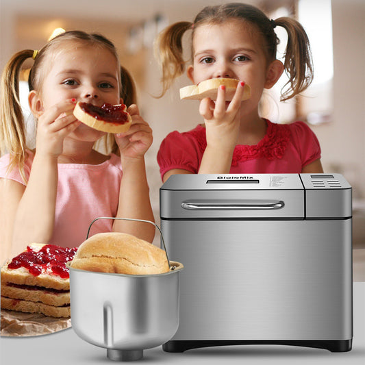 Biolomix Stainless Steel 1KG 19-in-1 Automatic Bread Maker