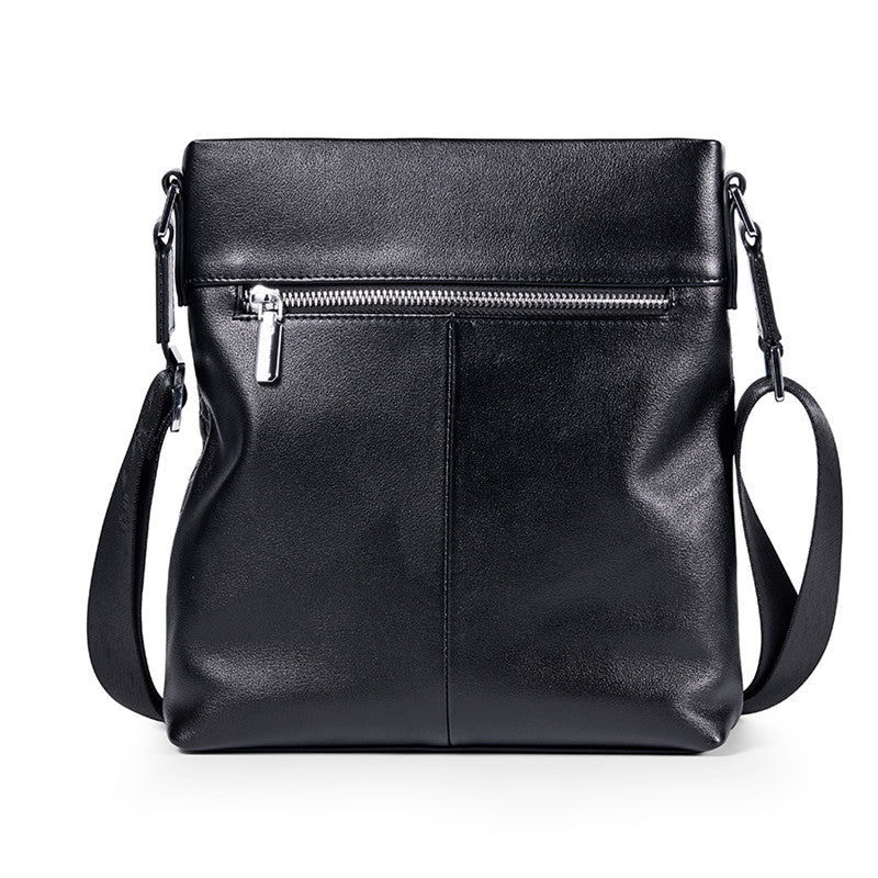 Men's Top Layer Cowhide Nappa Crossbody Bag