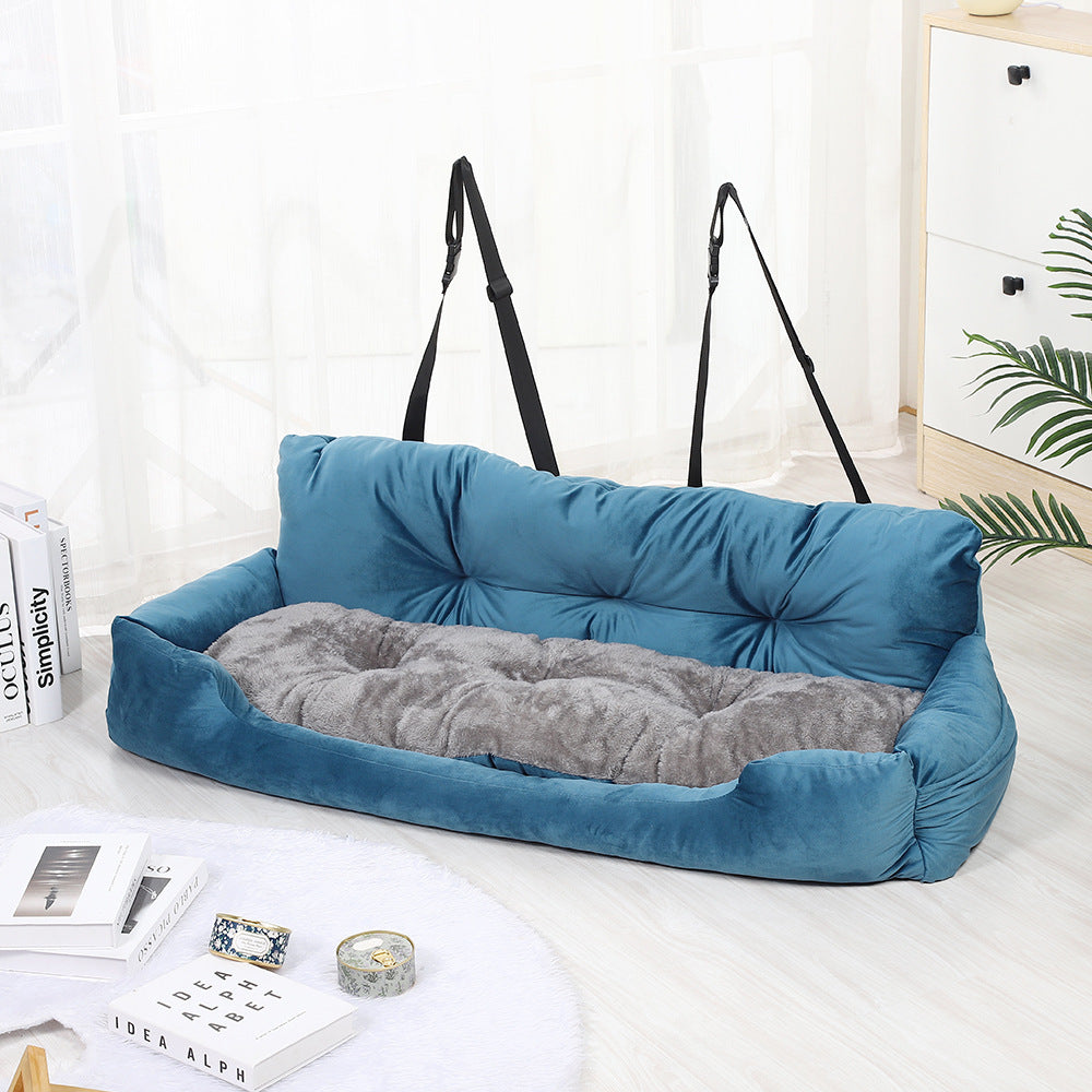 Pet Nest Dog Car Seat Dogs Kennel Cushion Travel Car Kennel