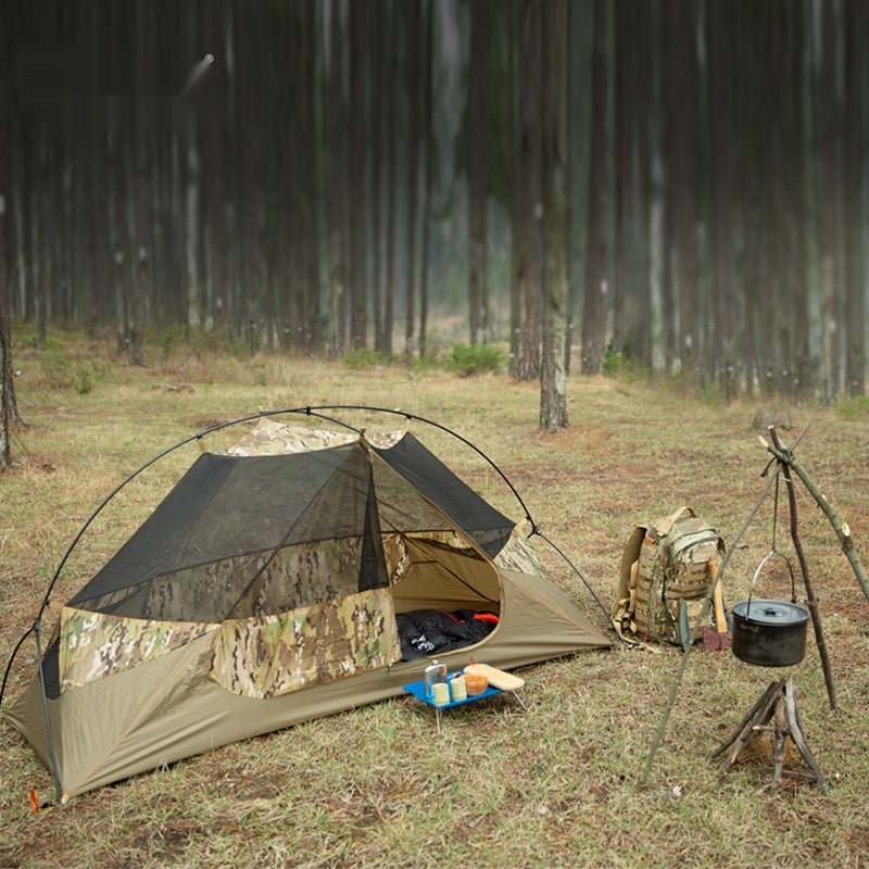 Single Soldier Tent Outdoor Camping Rainproof And Sun Protection Camouflage