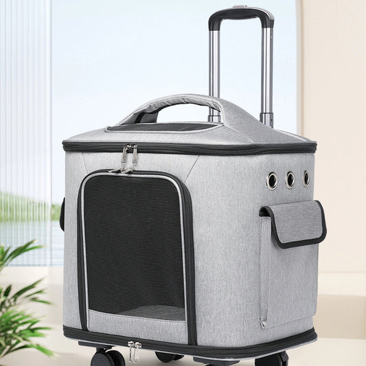 Portable Outdoor Pet Trolley Bag Outdoor Large Capacity Foldable