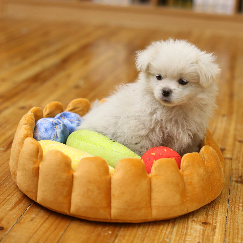 Fashion Simple Cake Shape Heat Dissipation Dog Kennel