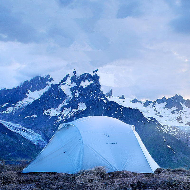 Camping Double Decked Tent Can Stand On Its Own