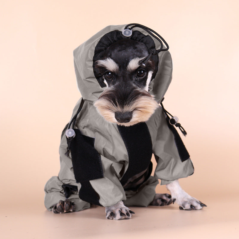 Fashionable Large Dog Summer Sunscreen Stormsuit