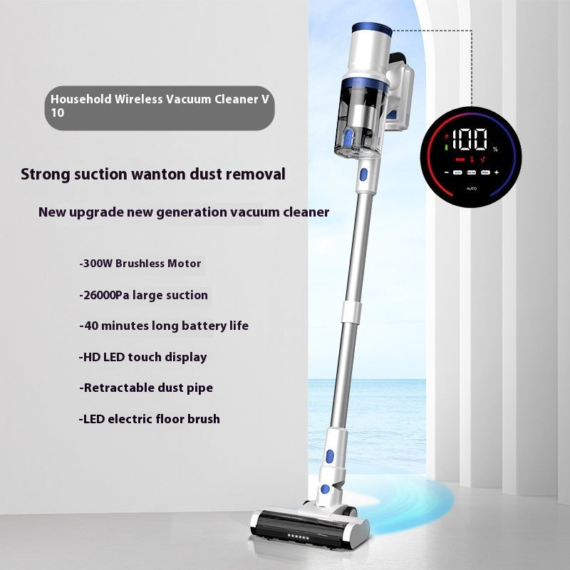 Wireless Vacuum Cleaner Household V10 Three-gear Large Suction Dust Removal