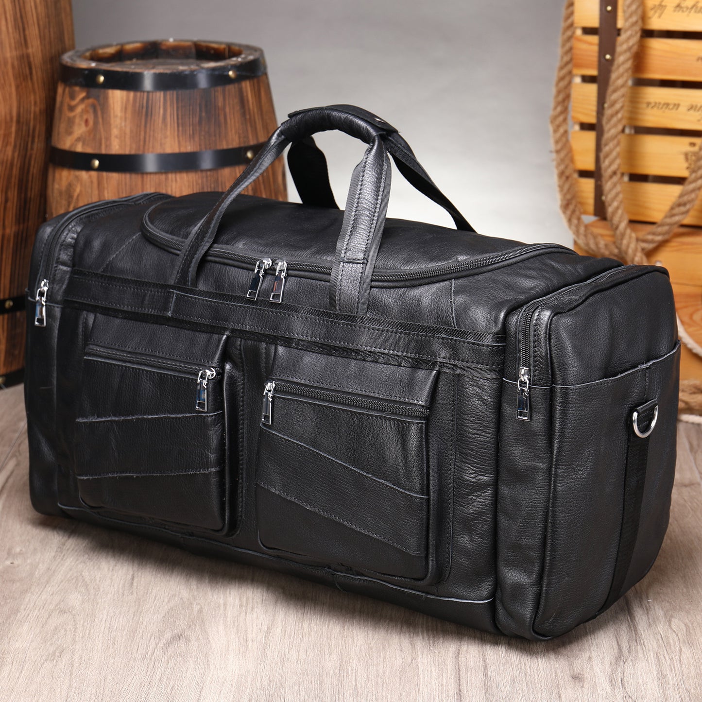 Men's Short-distance Travel Bag Large Capacity Fashion Trend Hand-held Luggage Bag