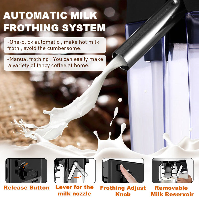 Automatic Coffee Machine Household Small Italian Milk Frother