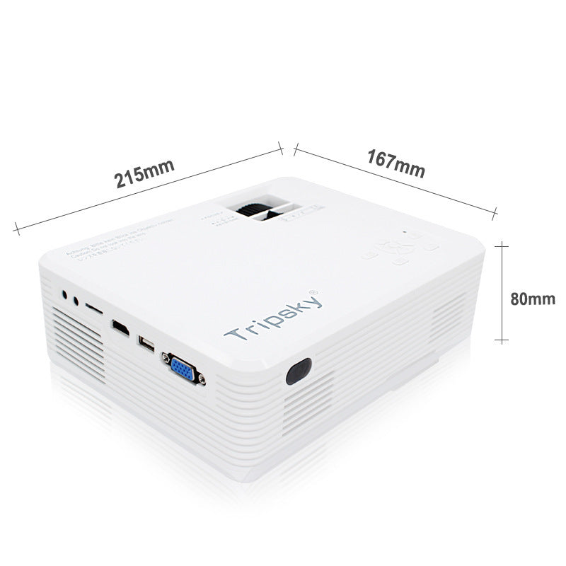 Home High Lumen Projector Same Screen Multimedia