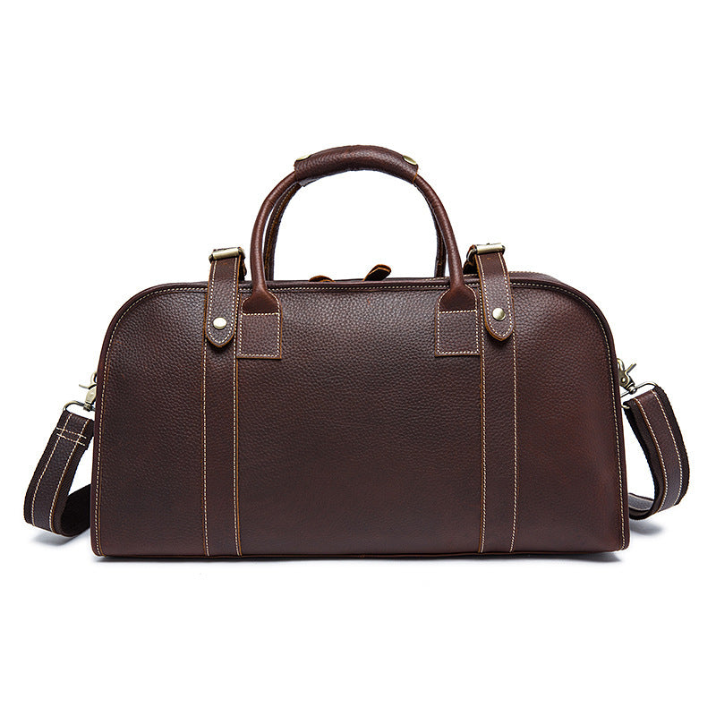 Leather Handmade Large-capacity Short-distance Travel Bag