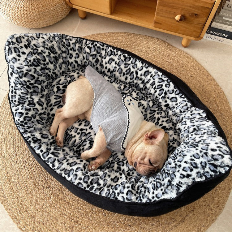 A Small Boat, Pet Sofa, Dog Bed, Thickened Plush Dog Mat