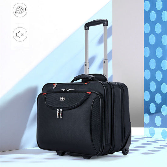 Boarding Bag Embroidery Luggage Large Capacity Trolley Case