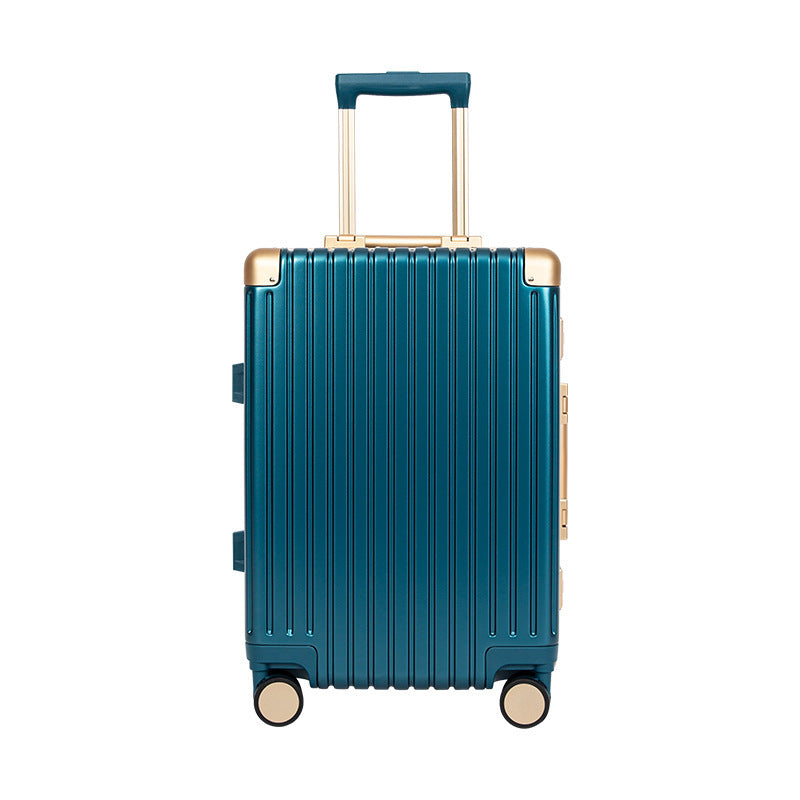 Universal Wheel Boarding Password Aluminum Frame Luggage