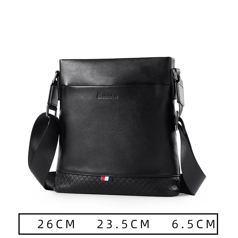 Men's Top Layer Cowhide Nappa Crossbody Bag