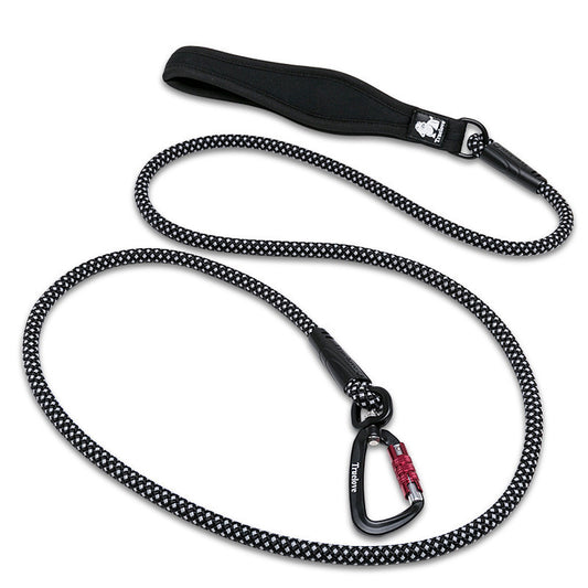 Big Dog Traction Rope Dog Leash Reflective Dog Walking Rope Round Rope Climbing Buckle