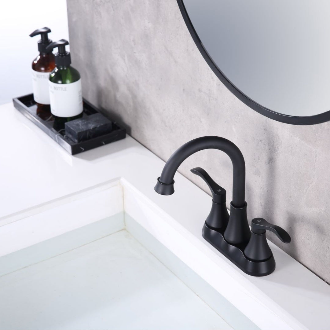 4-inch Double Handle Bathroom Basin Faucet