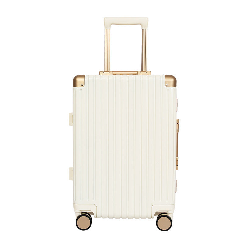 Universal Wheel Boarding Password Aluminum Frame Luggage