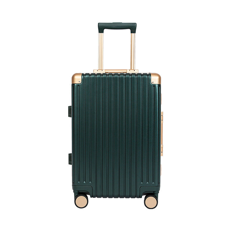 Universal Wheel Boarding Password Aluminum Frame Luggage